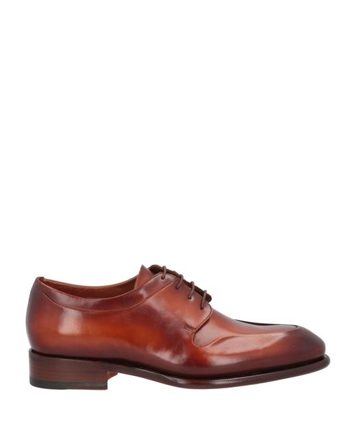 Santoni Red Lace-up Shoes for men