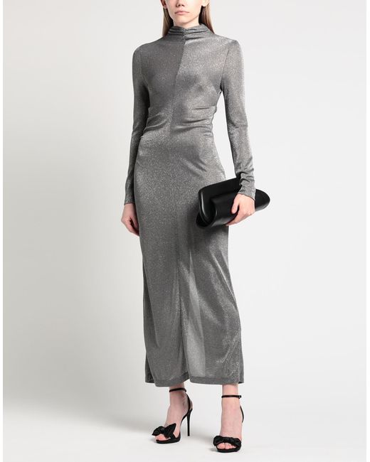 Vestido largo MSGM de color Gray