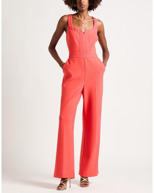 MARCIANO BY GUESS Red Jumpsuit