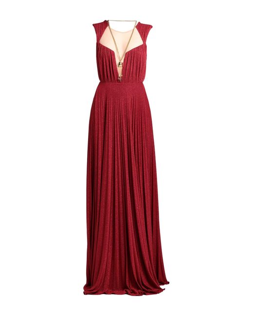 Elisabetta Franchi Red Maxi Dress