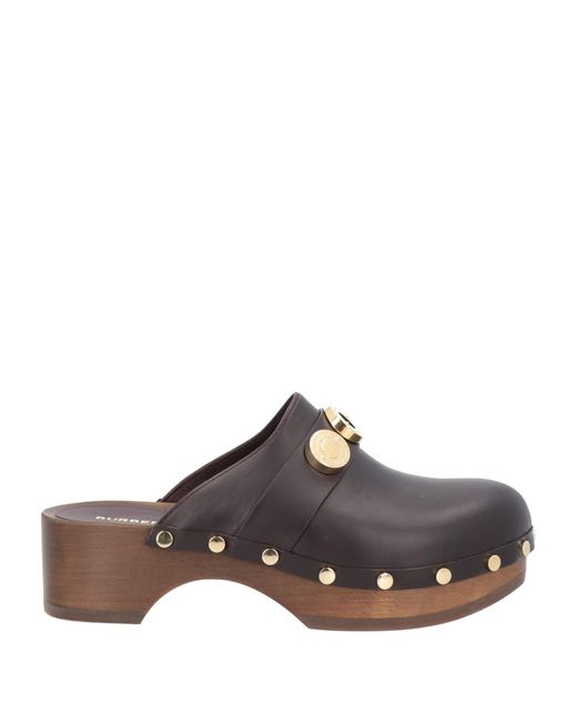 Burberry Brown Mules & Clogs
