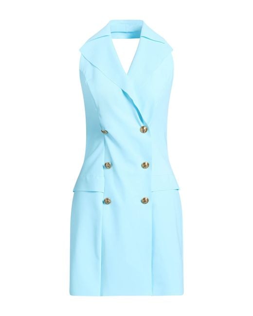 La Petite Robe Di Chiara Boni Blue Sky Mini Dress Polyamide, Elastane