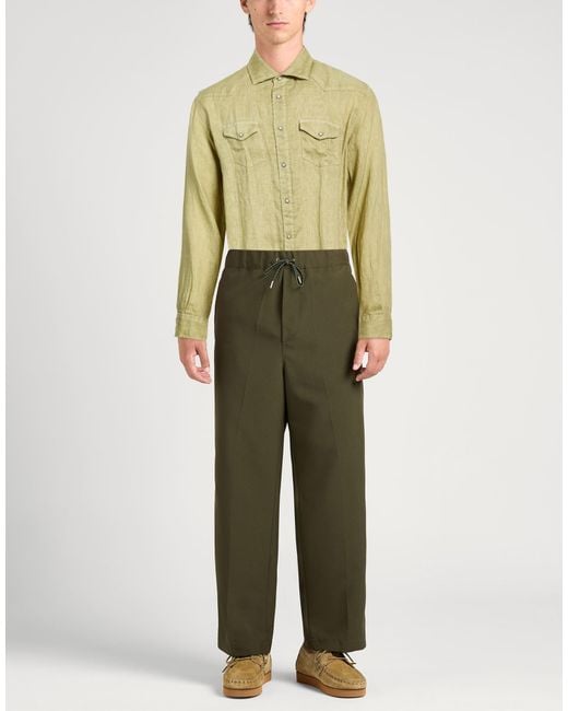 Eleventy Green Shirts for men