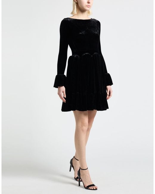 Rabanne Black Mini Dress Viscose, Polyamide, Elastane