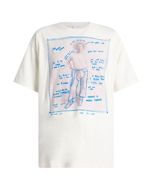 1989 STUDIO White T-Shirt Cotton for men