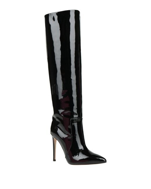 Paris Texas Black Knee Boots
