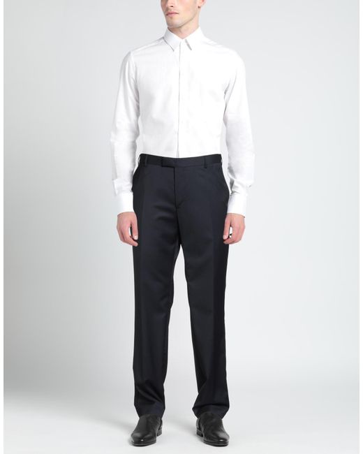 Windsor. Blue Midnight Pants Virgin Wool for men