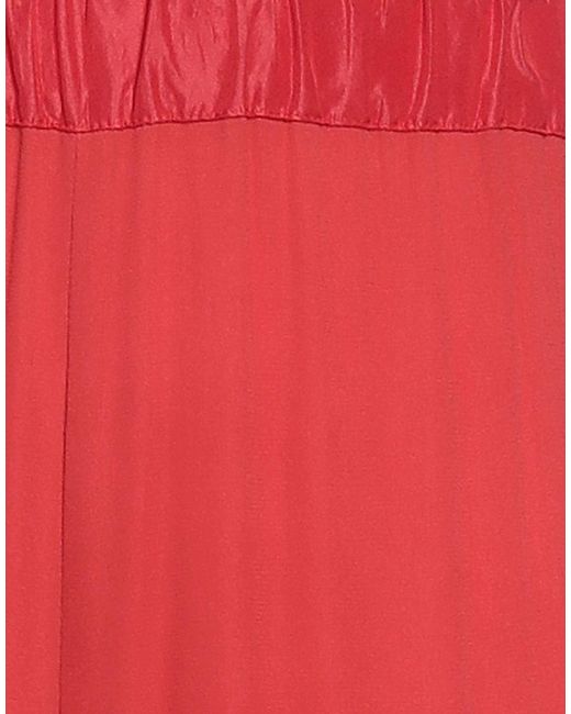 Pierantonio Gaspari Red Pants Polyester, Viscose