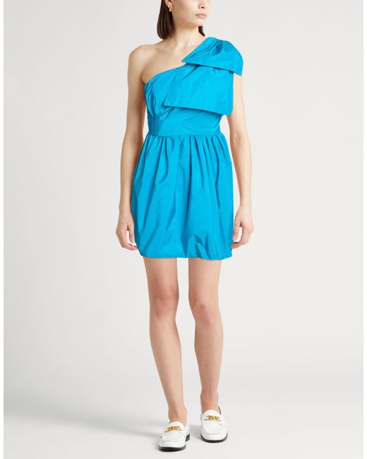Dixie Blue Mini Dress Polyester