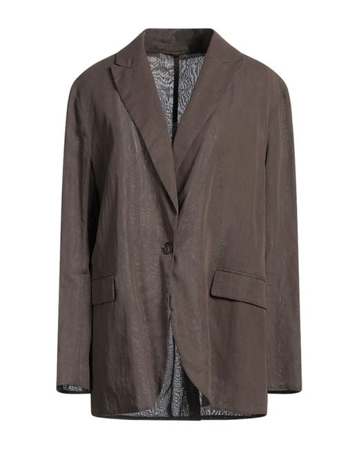 Brunello Cucinelli Brown Blazer