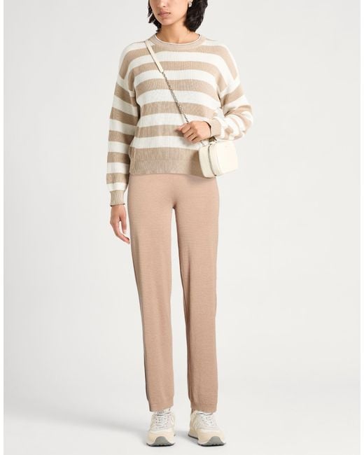 Peserico Natural Pants Linen, Cotton
