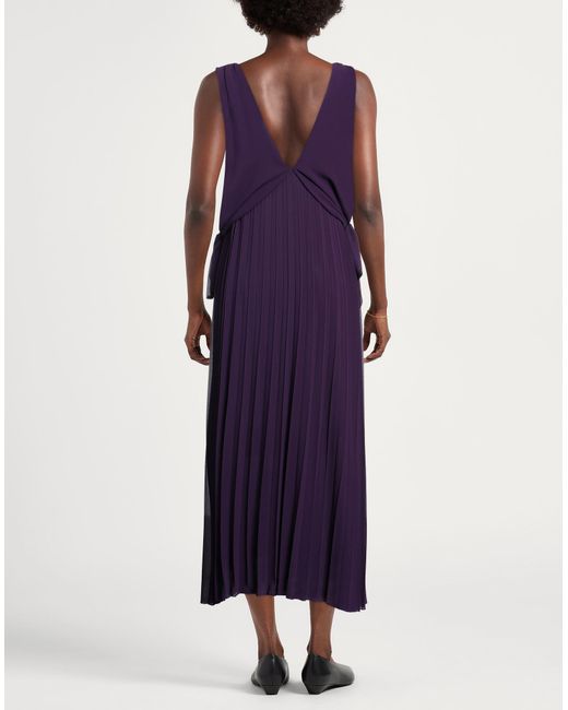 Kaos Purple Maxi Dress Polyester