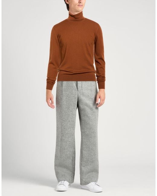 Alpha Studio Brown Turtleneck for men