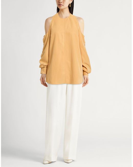 Alysi Orange Camel Top Modal, Polyester