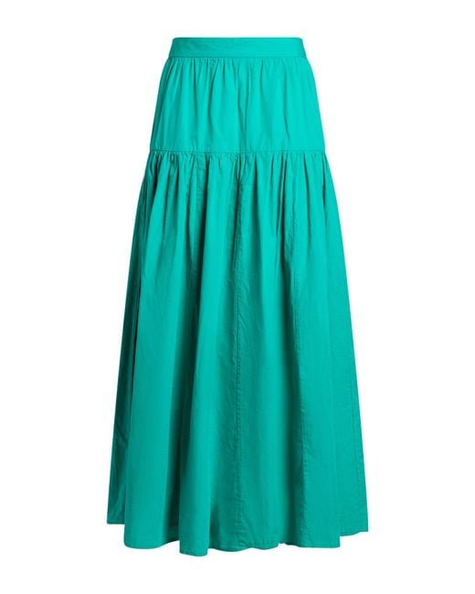 Antik Batik Blue Maxi Skirt Cotton