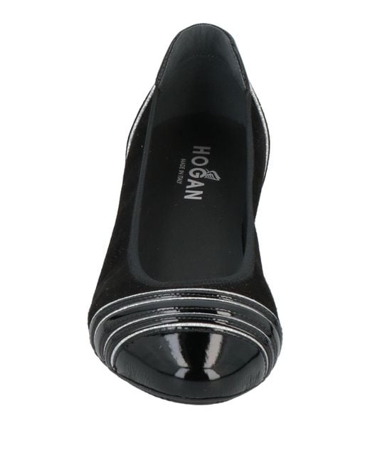 Hogan Black Ballet Flats