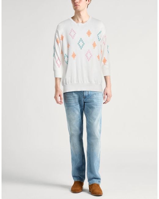 Pullover di Malo in White da Uomo