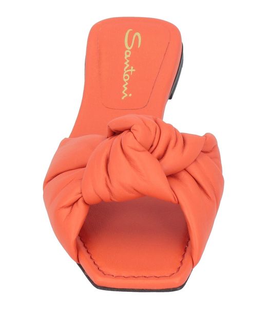 Santoni Red Sandals