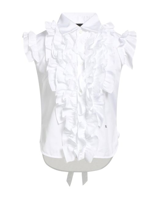 DSquared² White Shirt Cotton