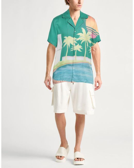Balmain Green Shirt for men