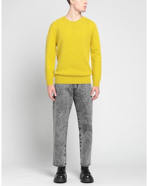SHETLANDER'S Yellow Sweater for men