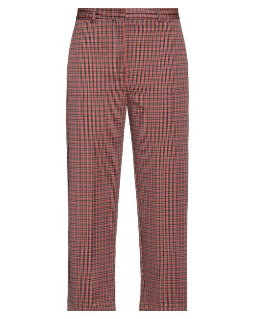 Pinko Red Cropped Trousers