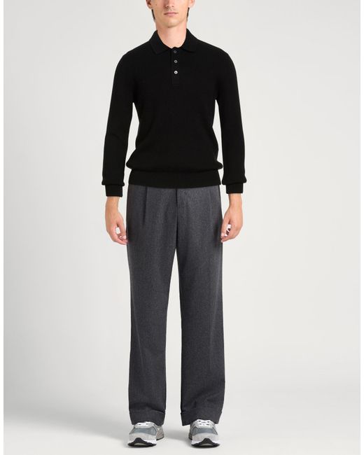 Gran Sasso Black Sweaters for men