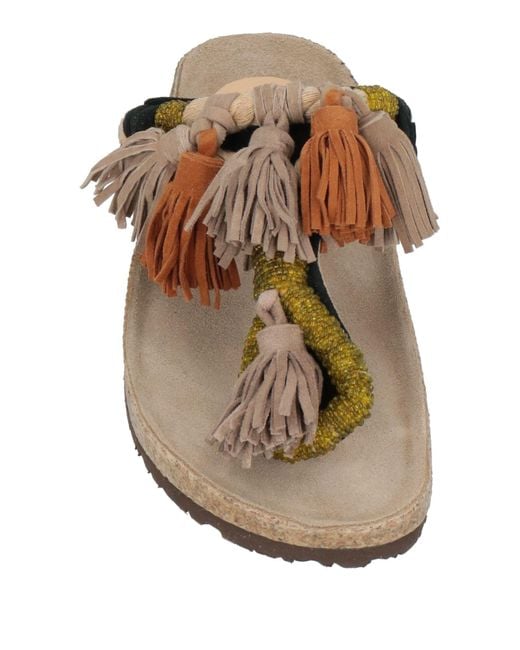 Maliparmi Brown Thong Sandal
