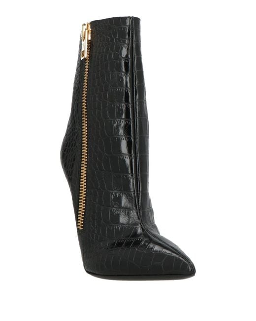 Tom Ford Black Ankle Boots Leather