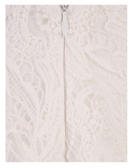 Mini-jupe Ermanno Scervino en coloris White