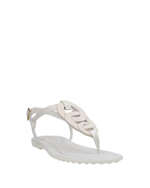 Tod's Natural Thong Sandal