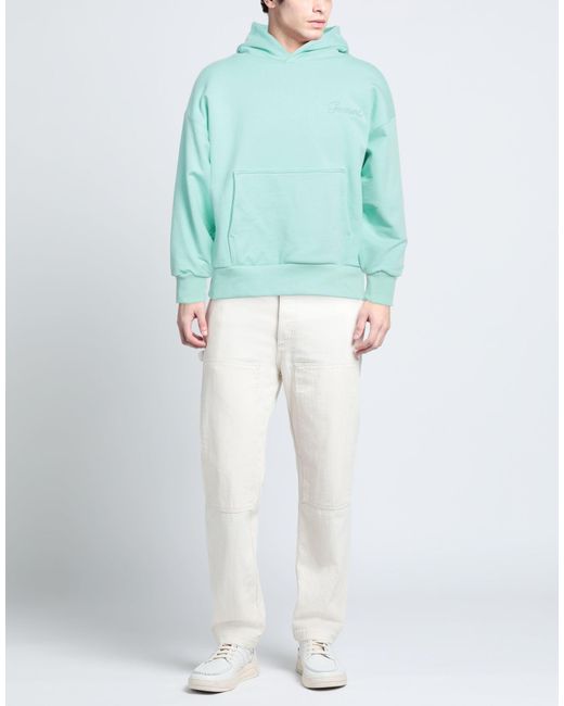 GARMENT WORKSHOP Blue Sweatshirt Cotton for men