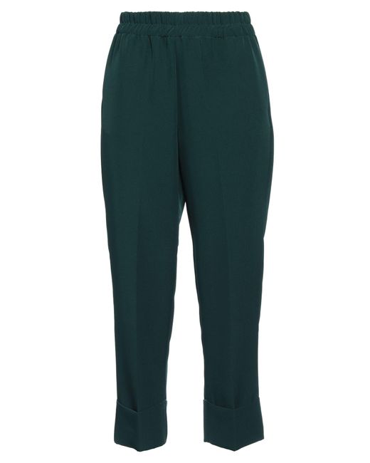KATE BY LALTRAMODA Green Cropped Trousers