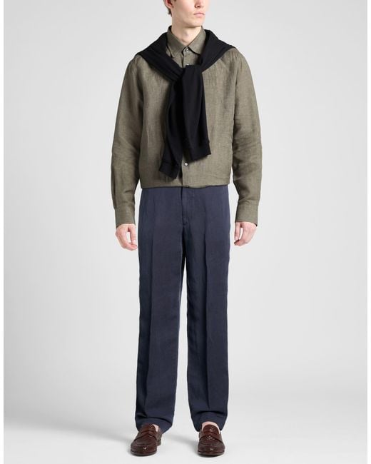 Santaniello Blue Trouser for men