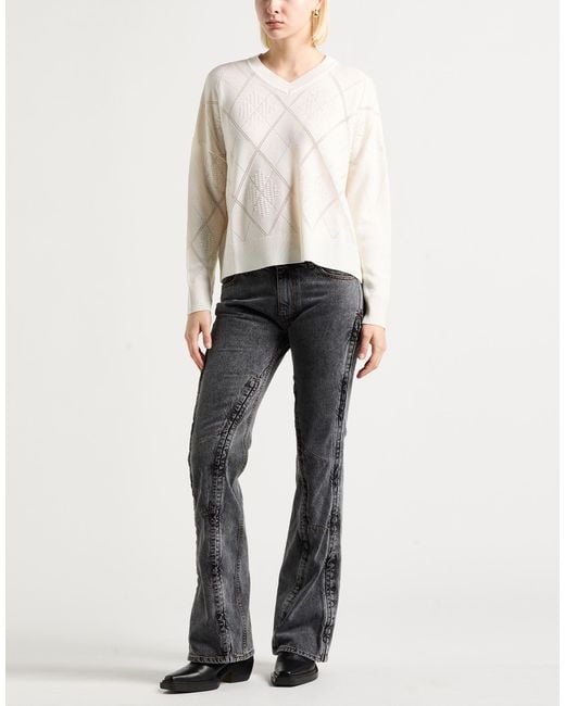 Pullover High de color White