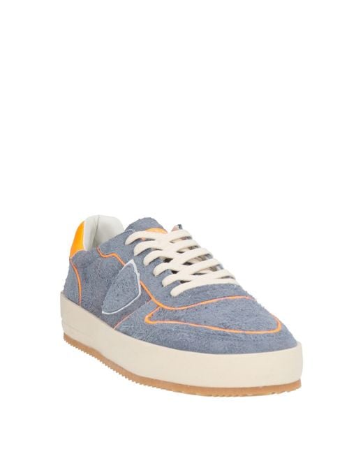 Philippe Model Blue Trainers for men