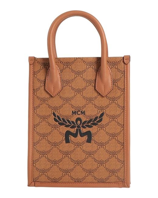 MCM Brown Handbag Leather