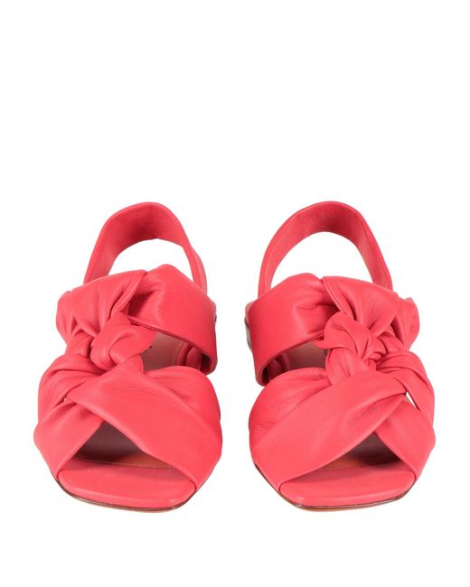 Santoni Red Sandals