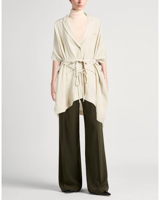 Masnada Natural Overcoat & Trench Coat