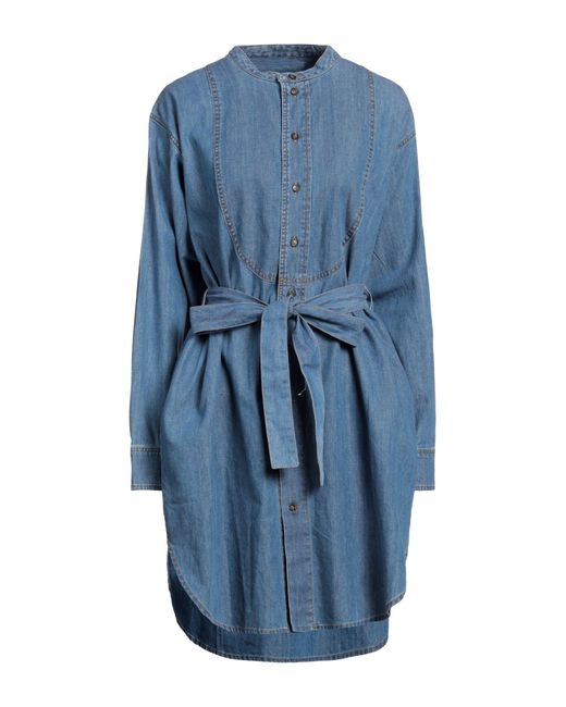 Victoria Beckham Blue Mini Dress