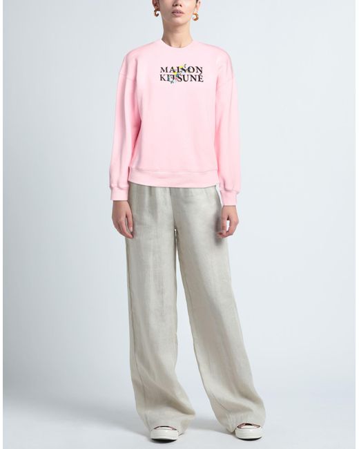 Maison Kitsuné Pink Sweatshirt