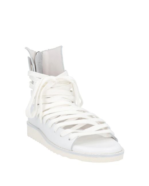 Kris Van Assche White Sandals Leather for men
