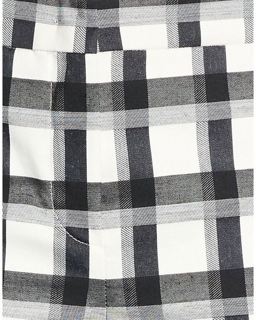 Incotex White Pants Cotton, Polyester, Viscose, Elastane