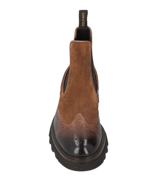 Doucal's Brown Ankle Boots for men