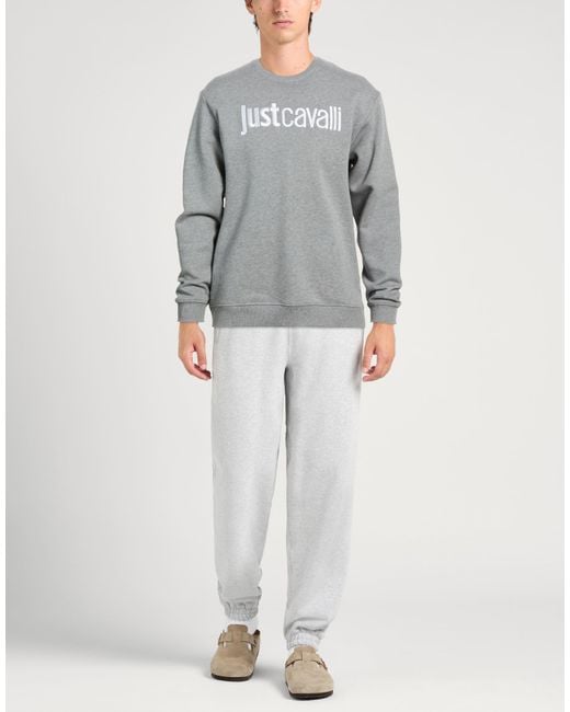 Just Cavalli Gray Sweatshirts for men