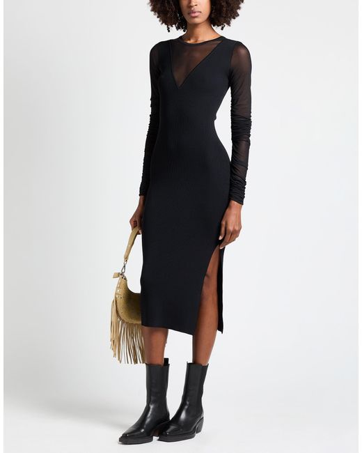 Pinko Black Midi Dress