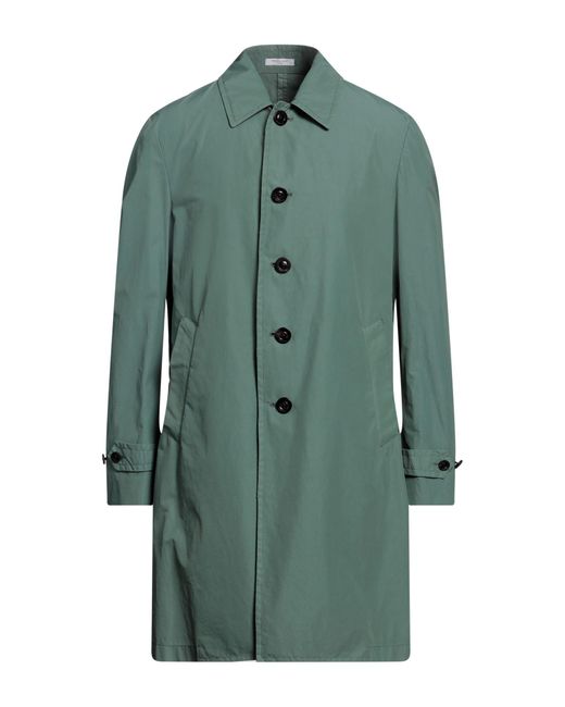Boglioli Green Overcoat & Trench Coat for men
