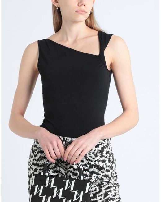 Karl Lagerfeld Black Bodysuit