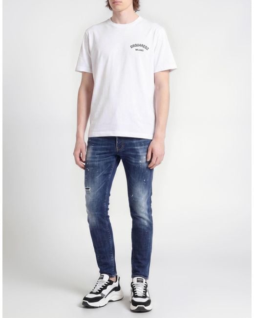 Camiseta DSquared² de hombre de color White