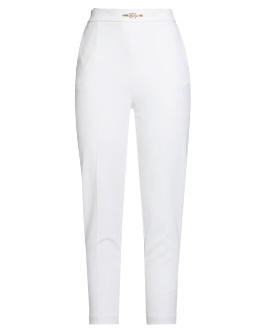 Elisabetta Franchi White Trouser